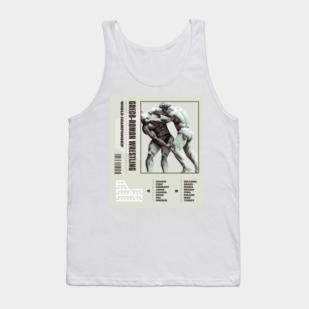 Greco Roman Wrestling Tank Top by Tip Top Tee's